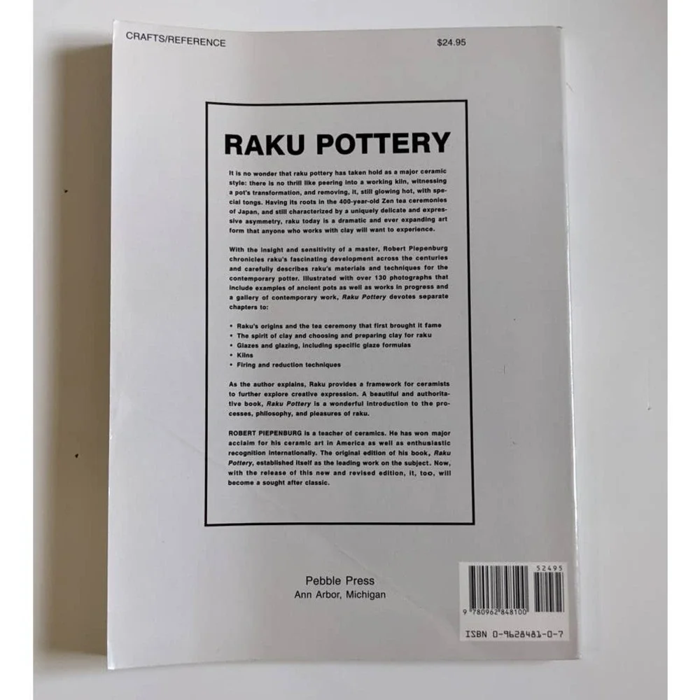Raku Pottery (1991) by Robert Piepenburg Vintage Softcover Book SIGNED COPY‎ - Picture 3 of 10